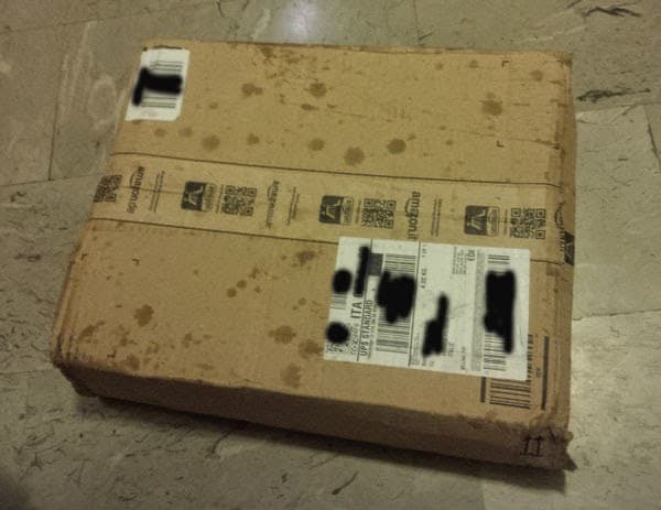 Pacco arrivato dall’ordine su Purse.io